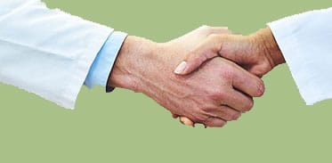 Referring Doctors Handshake